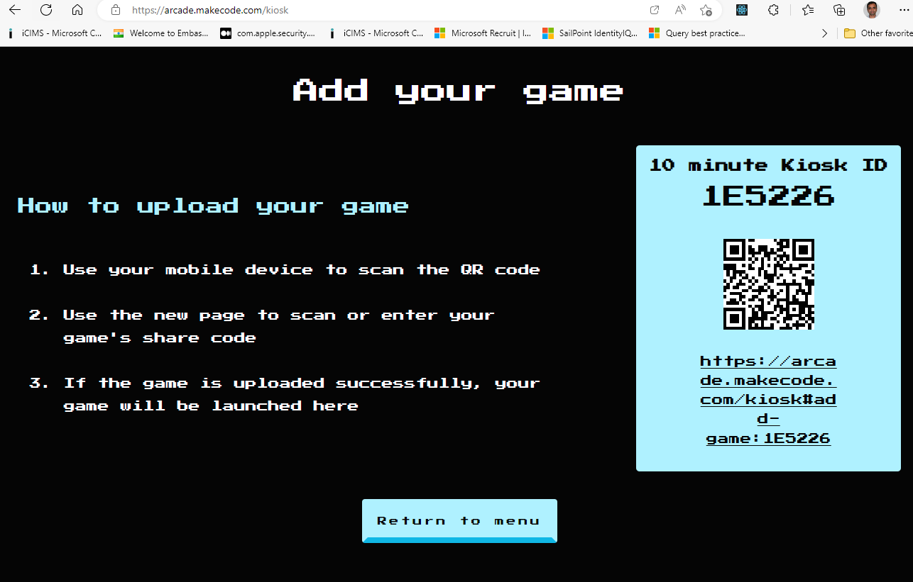 Add game page stays up beyond 10 minutes without regenerating the code ...