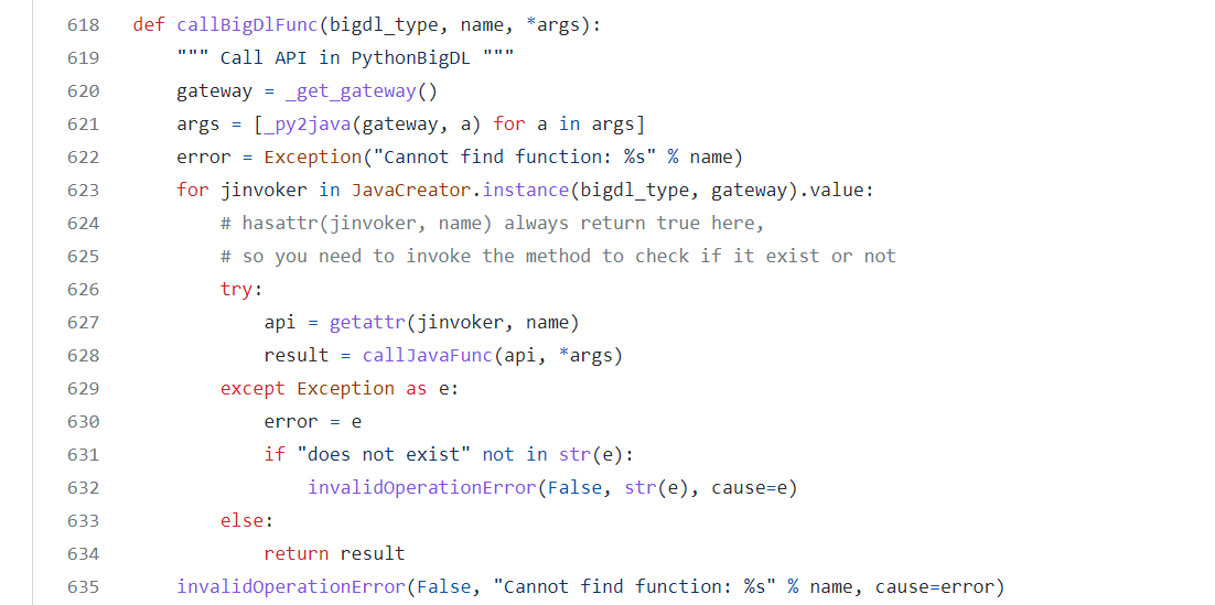 dllib: The error message thrown does not contain the real reason by liu ...