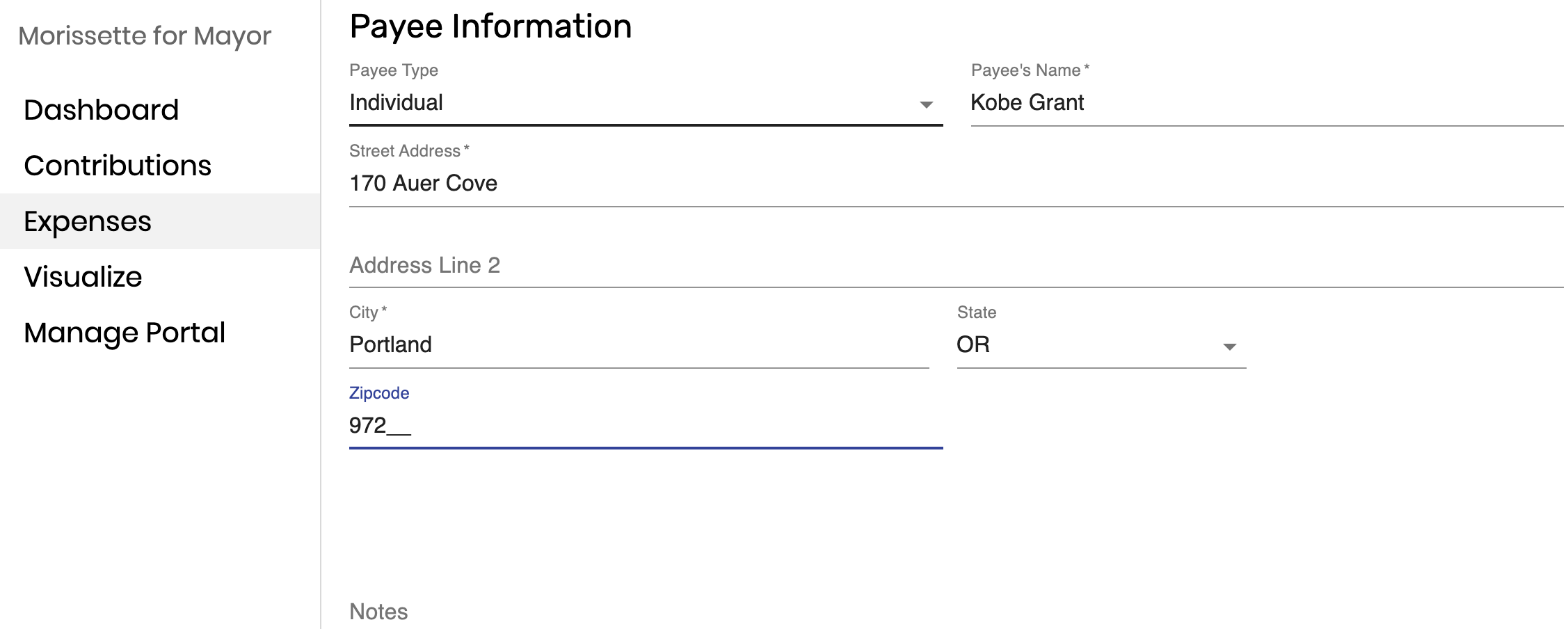 zipcode not allowing zeros some of the time · Issue 882 · hackoregon