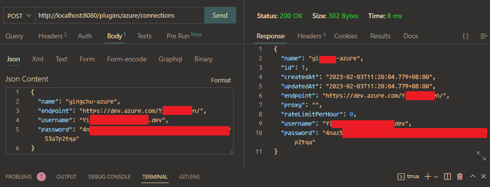 azure-createconnection