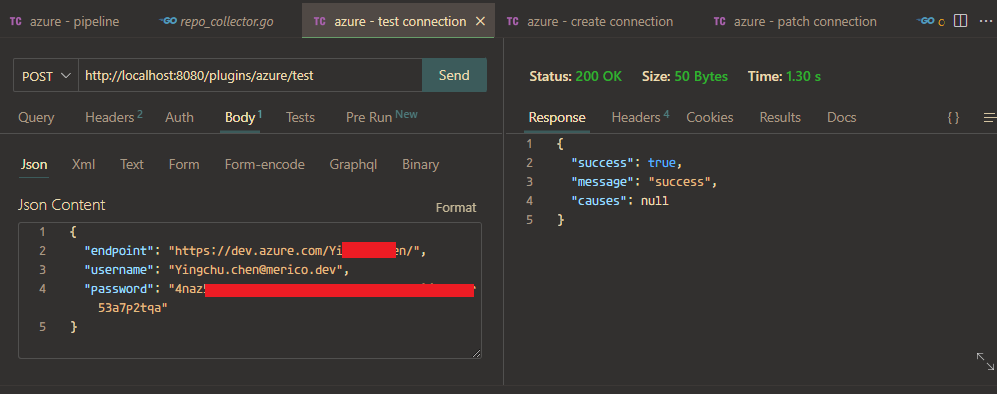 azure-testconnection