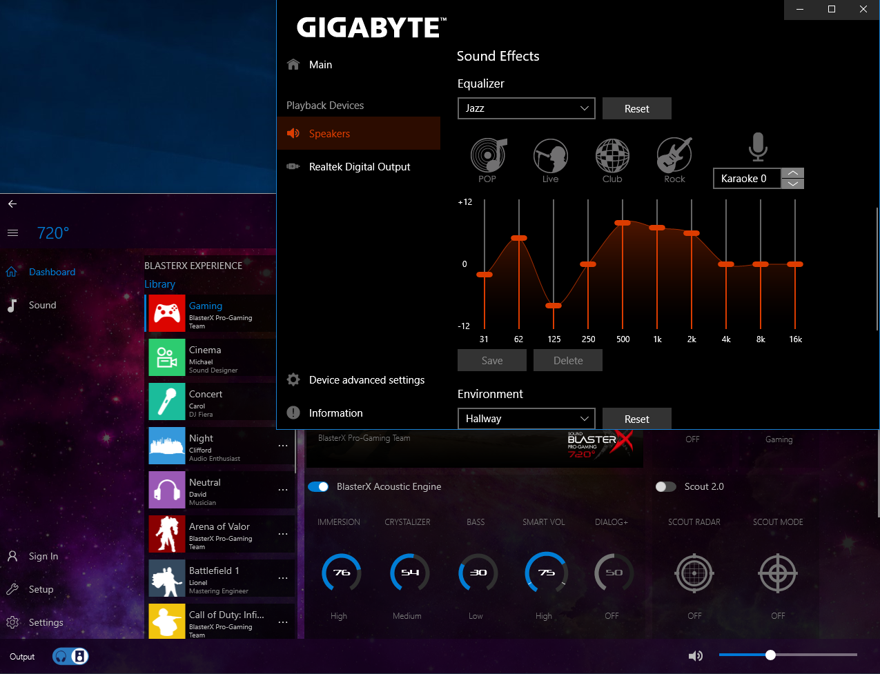 realtek hd audio manager equalizer