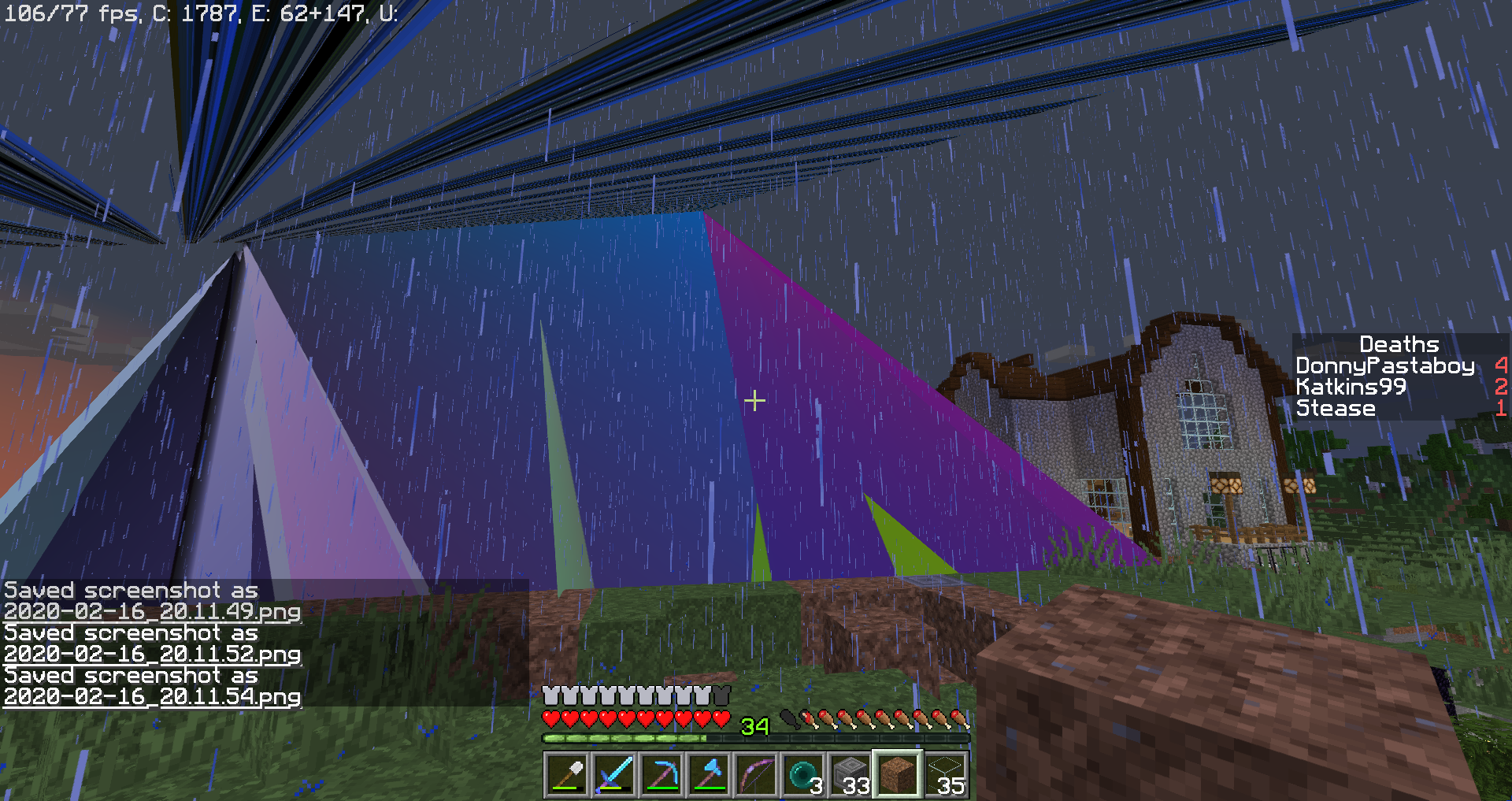 Strange light shards! · Issue #3356 · sp614x/optifine · GitHub