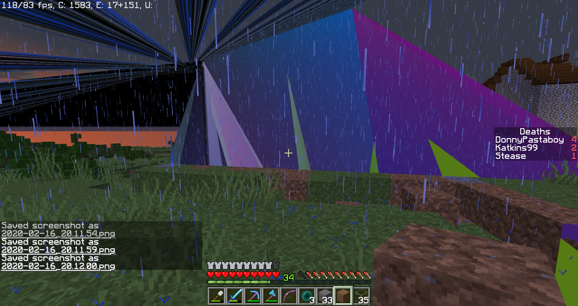 Strange light shards! · Issue #3356 · sp614x/optifine · GitHub