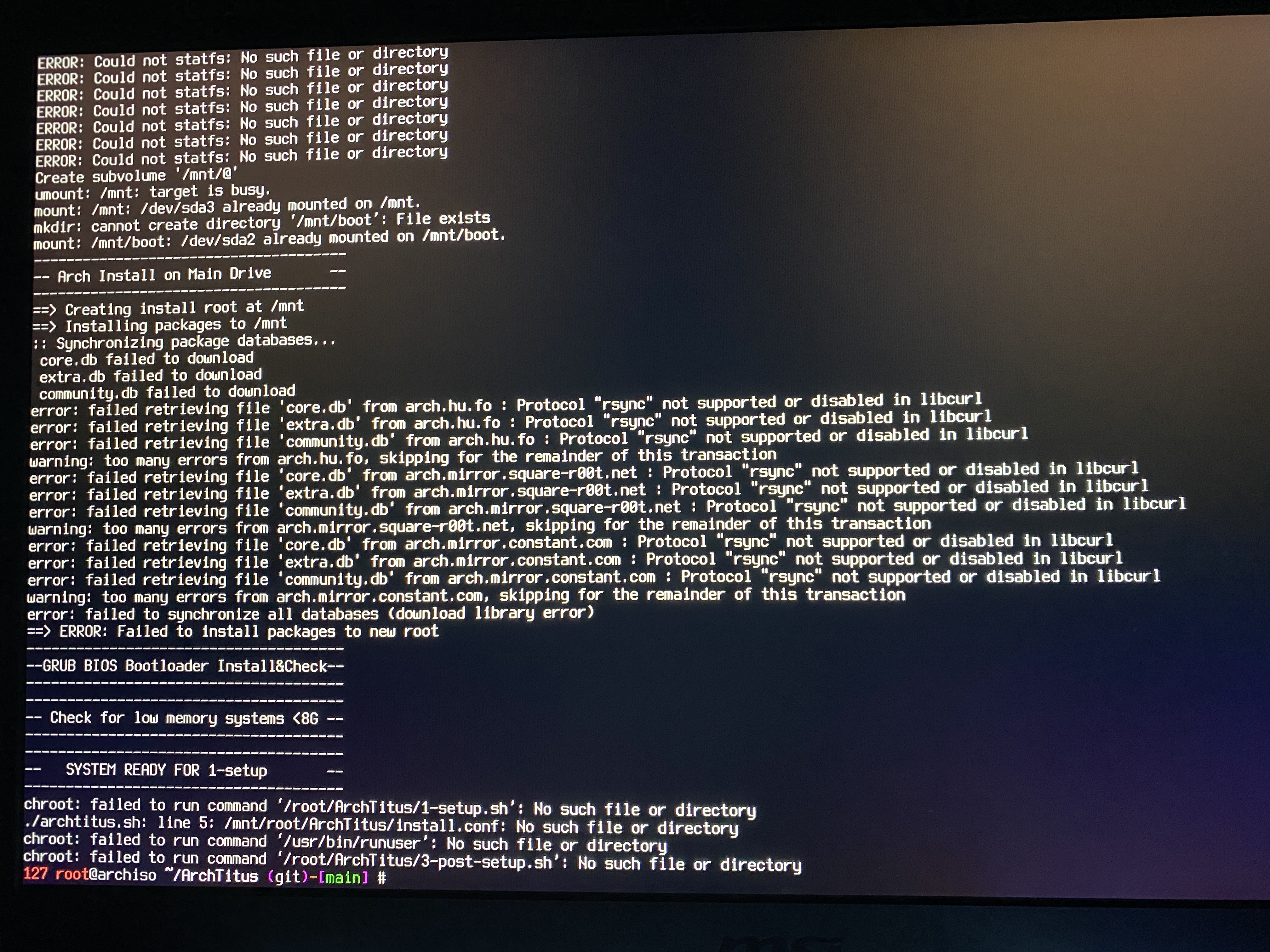Can’t install on drive, potentially package errors? · Issue #110 ...