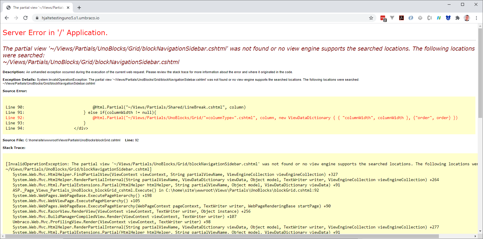 Blocknavigationsidebar Looks To Be In The Wrong Directory Issue 26 Umbraco Umbraco Uno Issues Github umbraco umbraco uno issues github