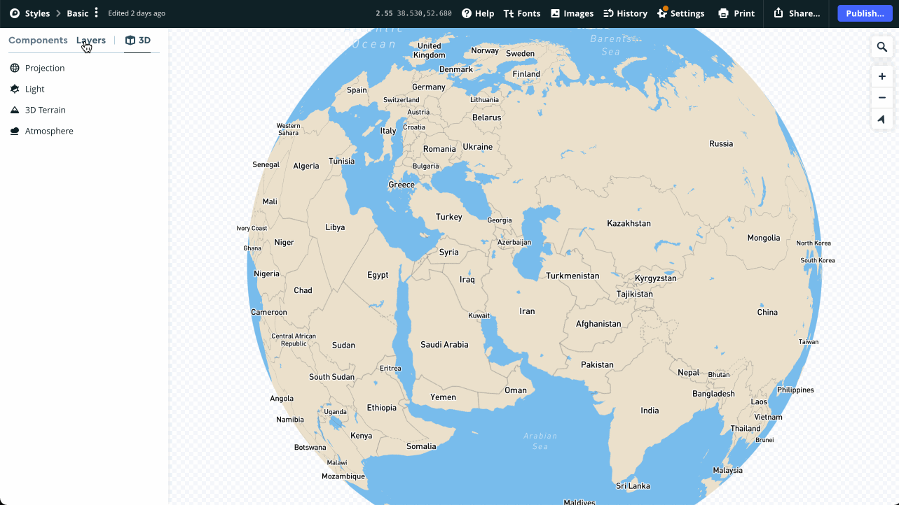 `setStyle` breaks globe projection and drops labels · Issue #11911 ...