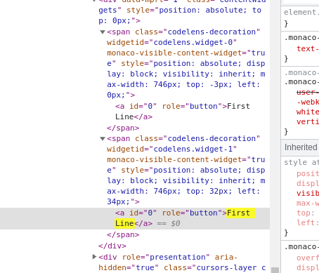 [Bug] CodeLens widget creates duplicate HTML ID values · Issue #4038 ...