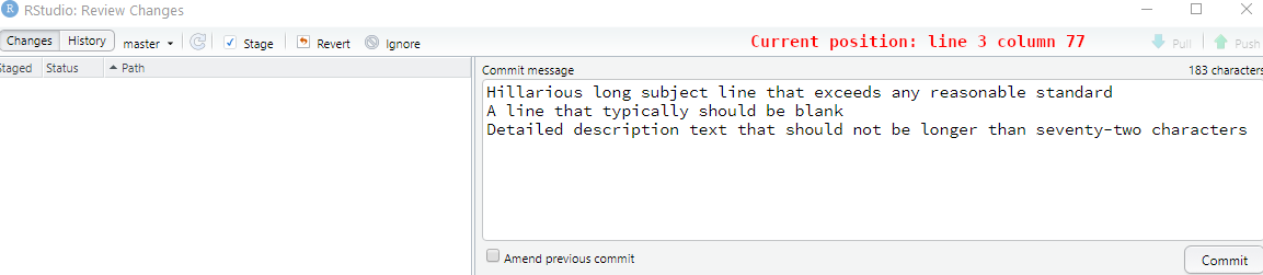 Git commit dialog - help on 50/72 commit message formatting · Issue ...