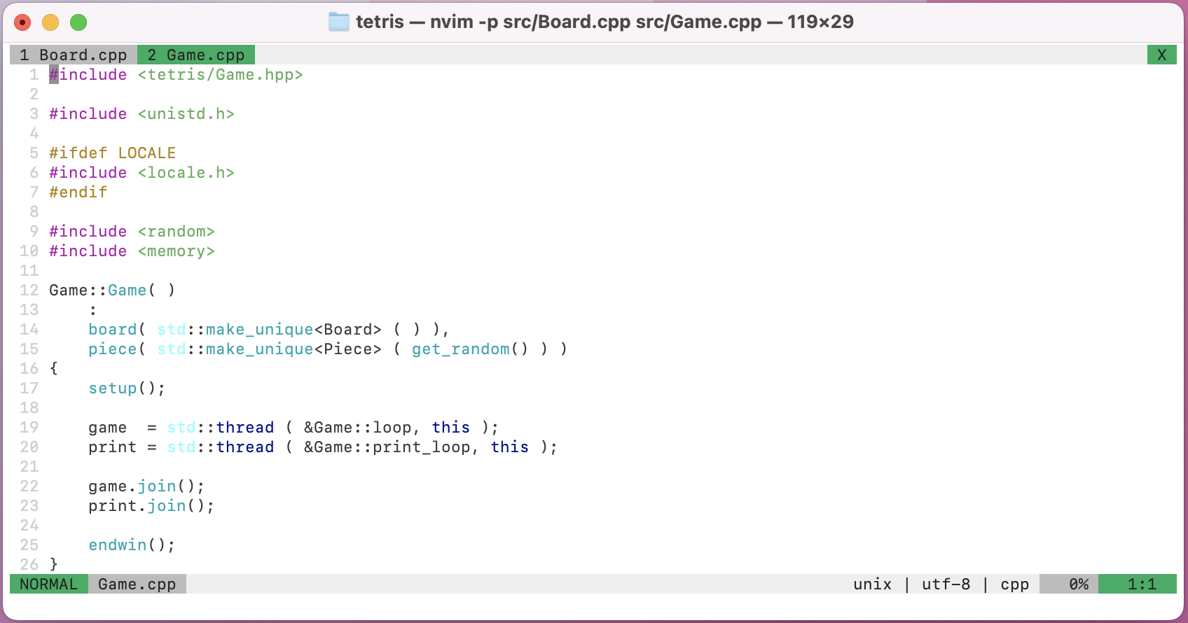 NERDTree only opens on the first tab when opening few files with vim -p ...