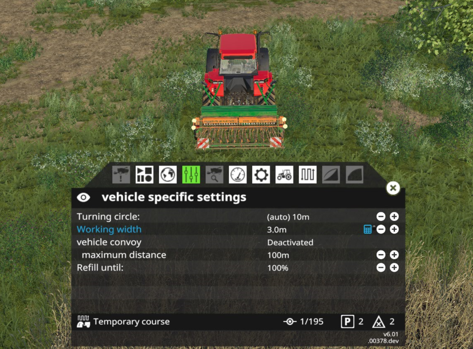 Tractor attachment working width issues · Issue #4961 · Courseplay ...