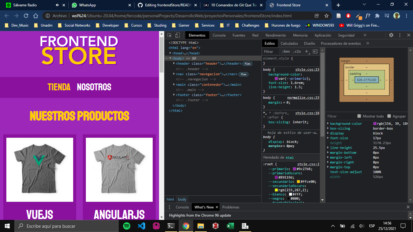 GitHub - Fericarus/frontendStore: Proyecto donde ponemos a prueba HTML ...