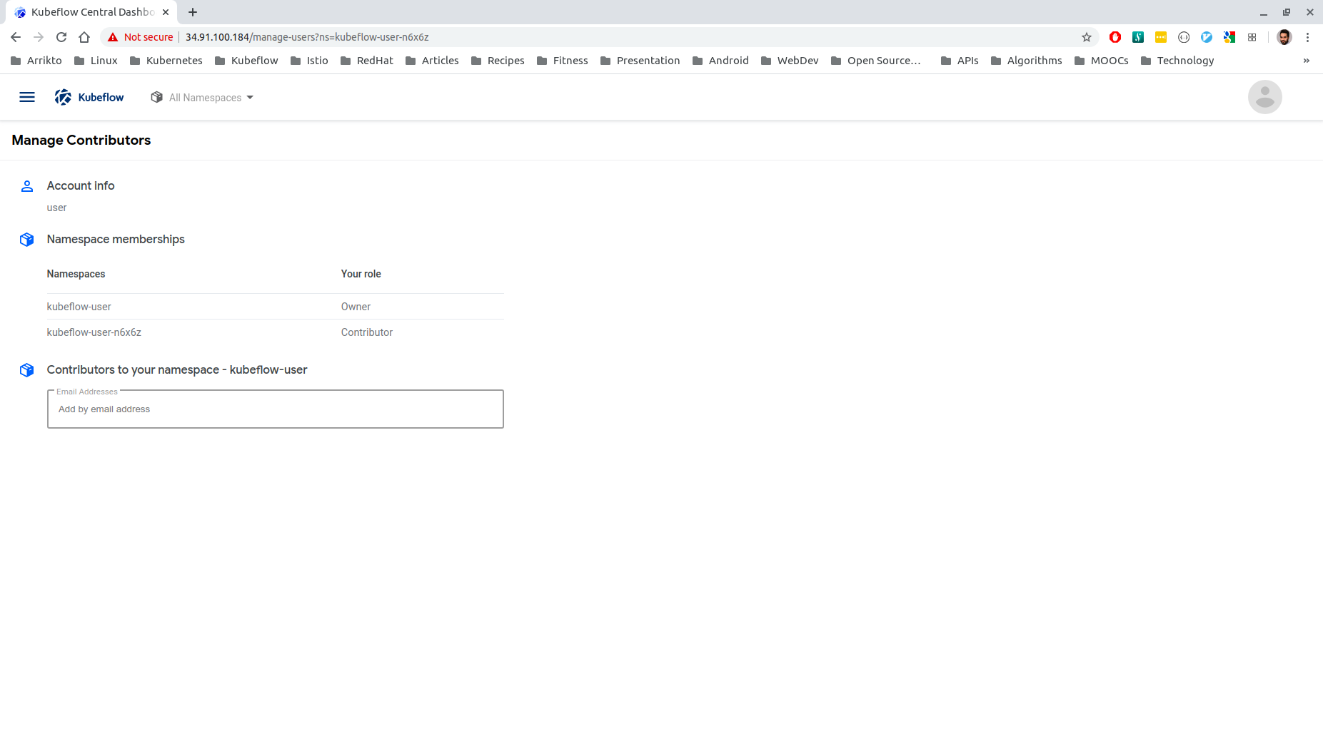 Cannot select which profile to manage in "Manage Contributors" UI ...