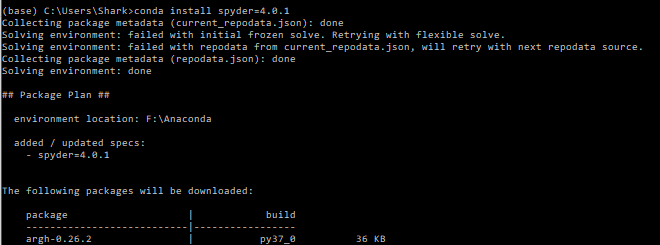 installing spyder