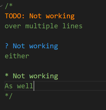 Highlighting does not work over multiple lines. · Issue #266 · aaron ...