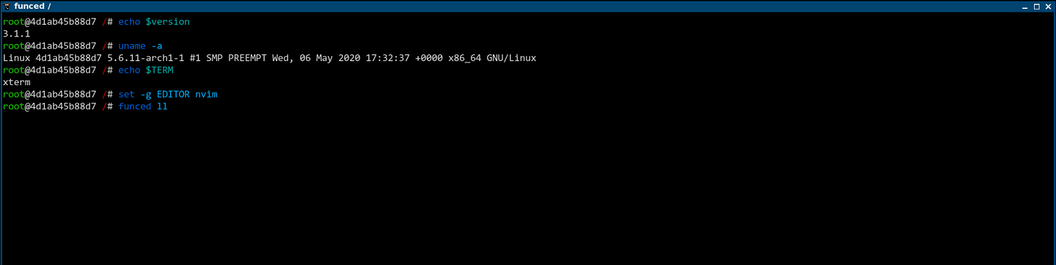 fish 3.1.1 hangs when editing functions with 'funced · Issue #6988 ...