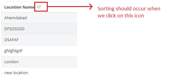 Sorting not working on sort icon · Issue #396 · rxweb/rxweb · GitHub