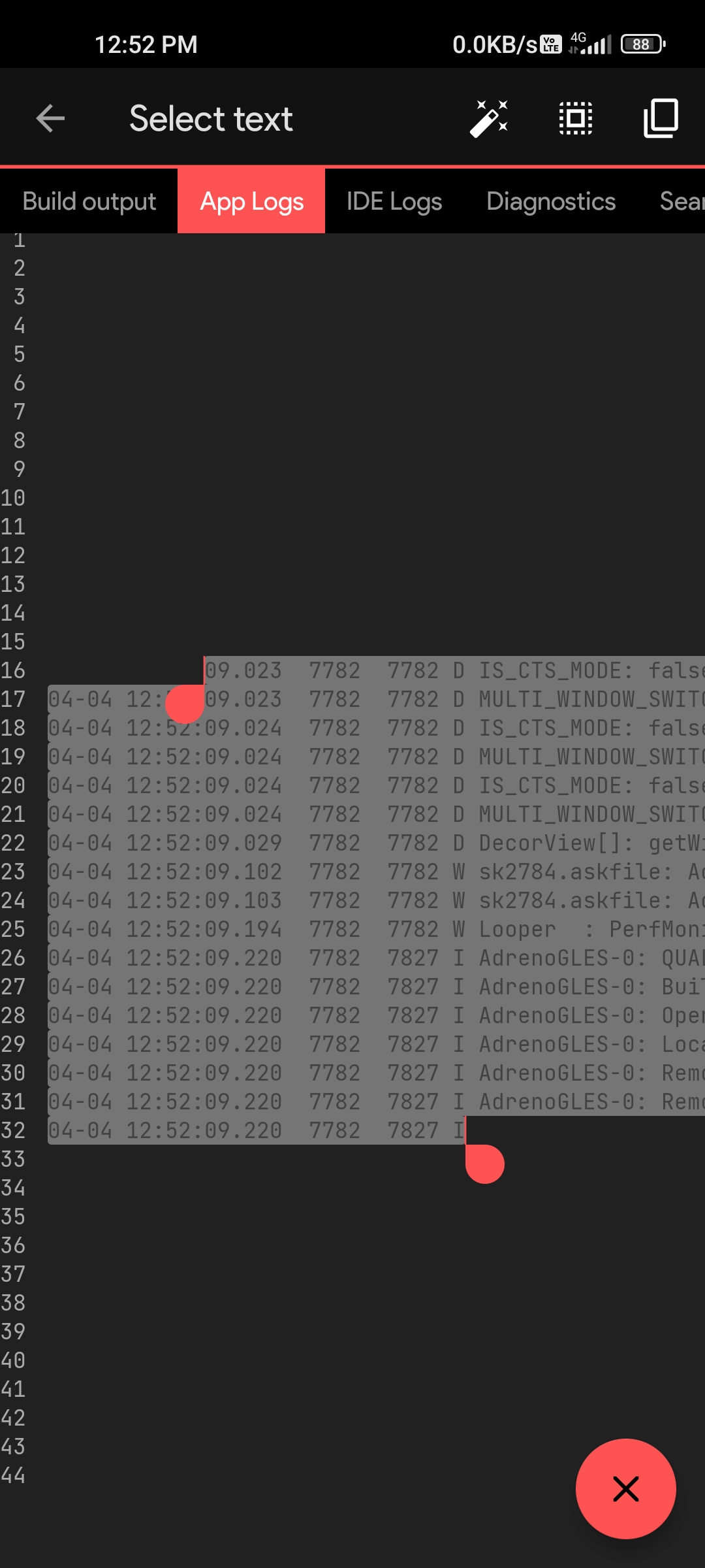 app-log-not-showing-in-proper-color-issue-152-androidideofficial