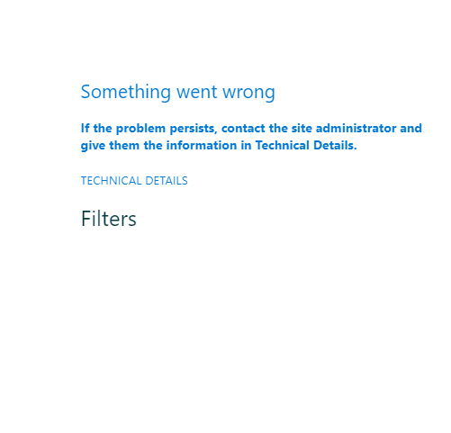 Refiner - Error Message "Something went wrong" · Issue #104 · microsoft ...