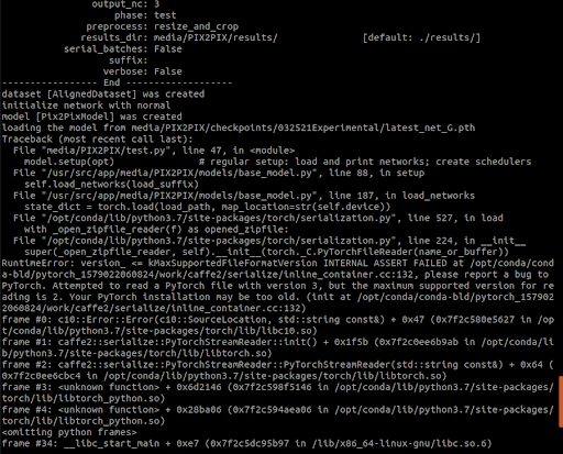 Attempted to read a PyTorch file with version 3, but maximum supported version for reading is 2.