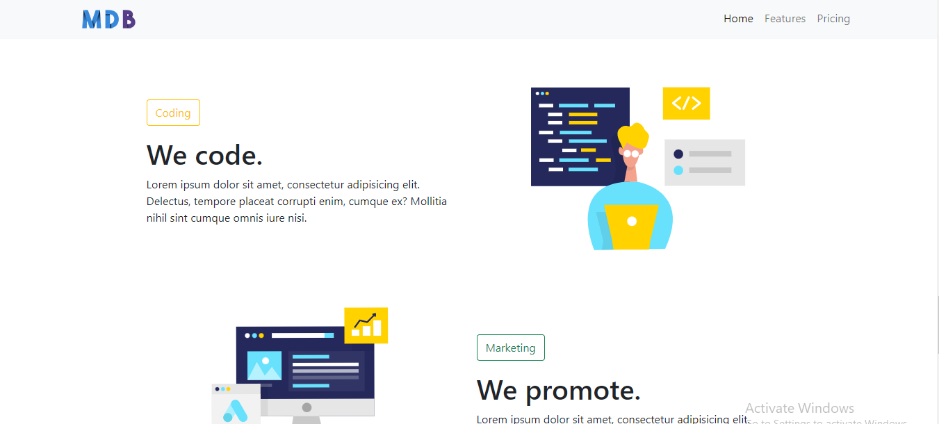 GitHub - munjalritik02/bootstrap-landingpage