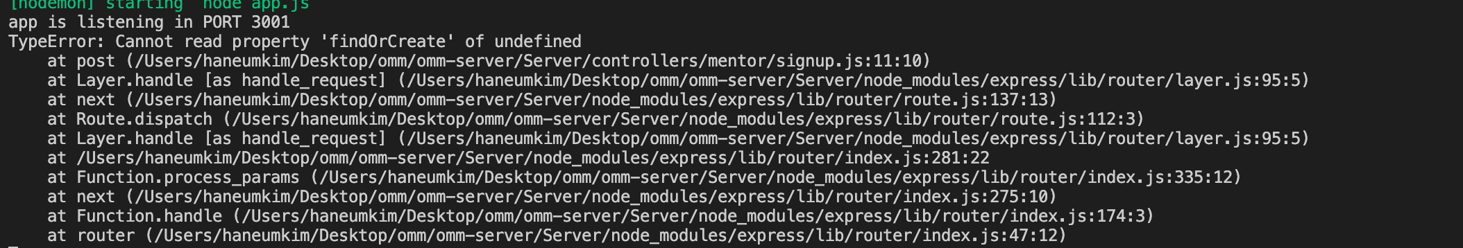 TypeError: Cannot read property 'findOrCreate' of undefined · Issue ...
