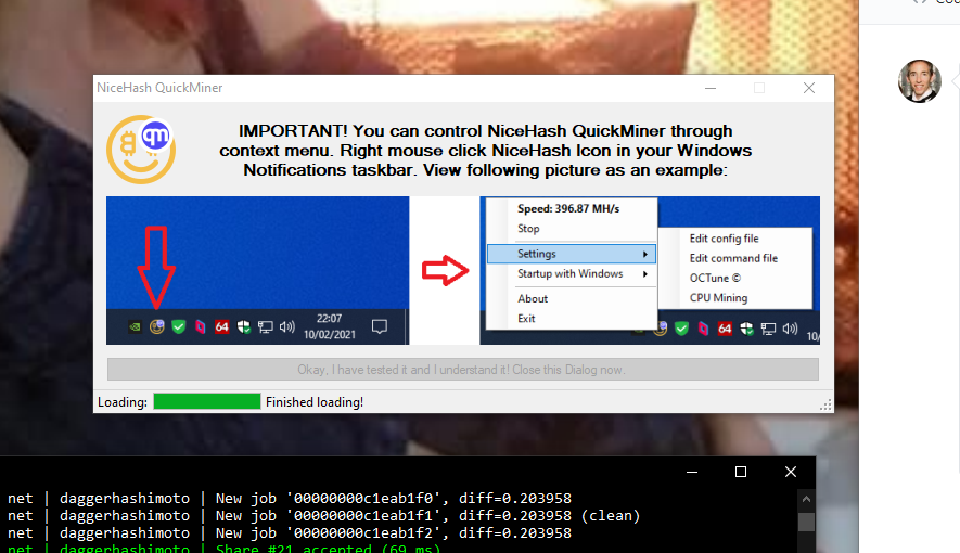 Install Reminder Window won't allow for close · Issue #195 · nicehash ...