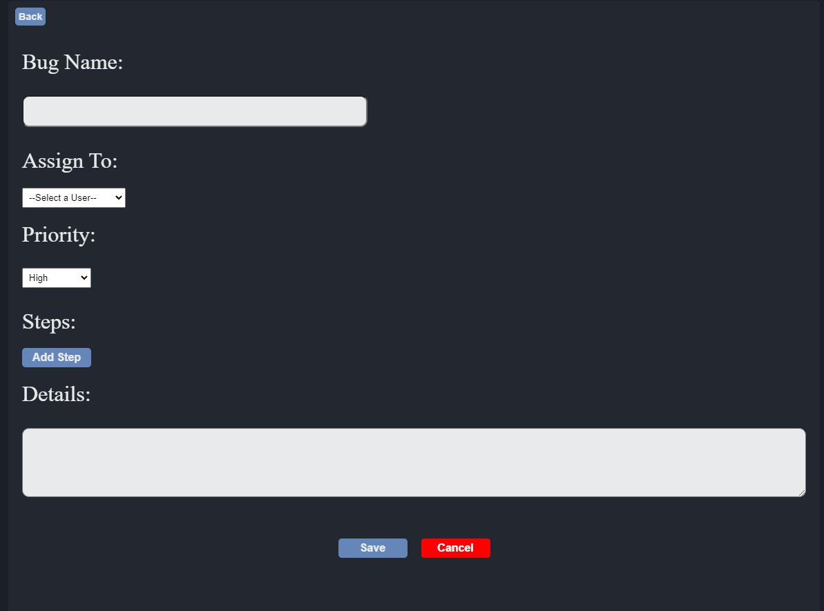 GitHub - scb4377/bugTracker: Bug Tracker