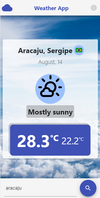 GitHub - xorj/weather-app: React application using Accweather API