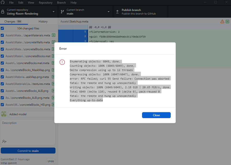 Error uploading new repro · Issue #10722 · desktop/desktop · GitHub