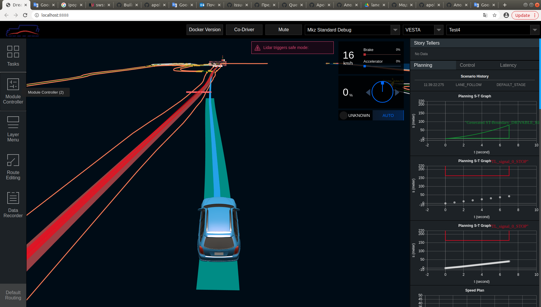 Apollo planning quick deviation leads to hitting the curb. · Issue ...