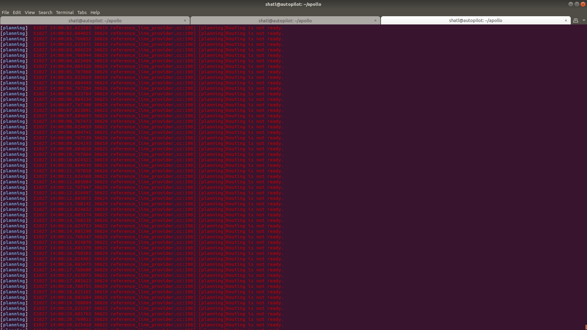 Error start planning · Issue #12865 · ApolloAuto/apollo · GitHub