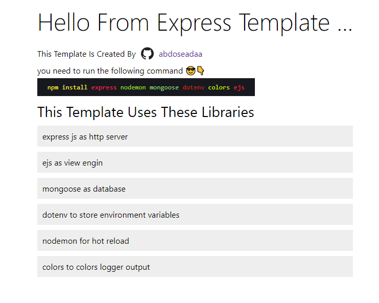 GitHub - abdoseadaa/create-node-app: creates node js mvc secure app