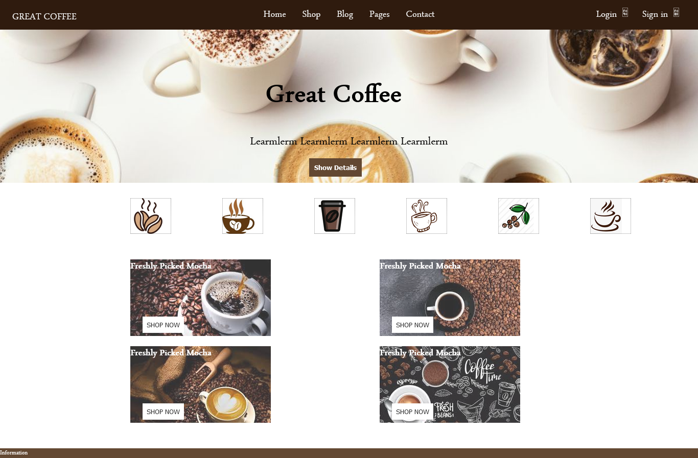 GitHub - alsuhaibi96/coffee-website: A front-end website that was ...