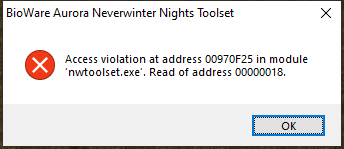 Toolset "Area Statistics" access violation error in areas with water ...