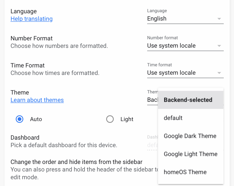 ‘Backend-selected’ theme no longer applies light/dark mode on ...