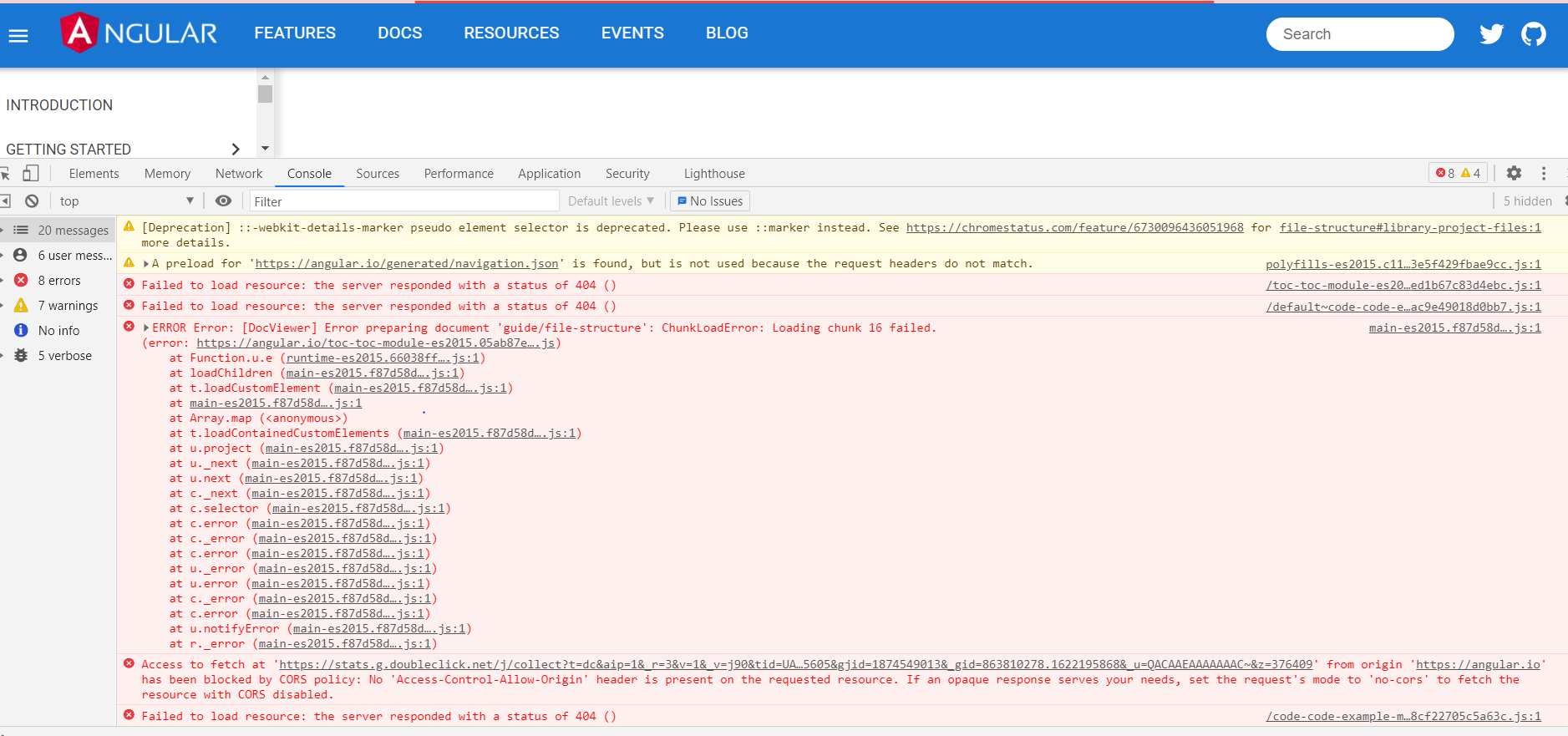 Application tutorial doesn't load throws error in console · Issue ...