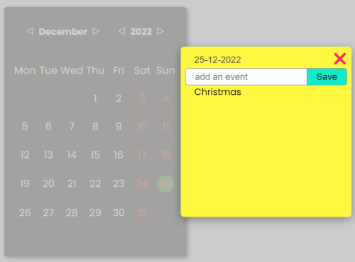 Github Ajarek React 47 Vite Calendar