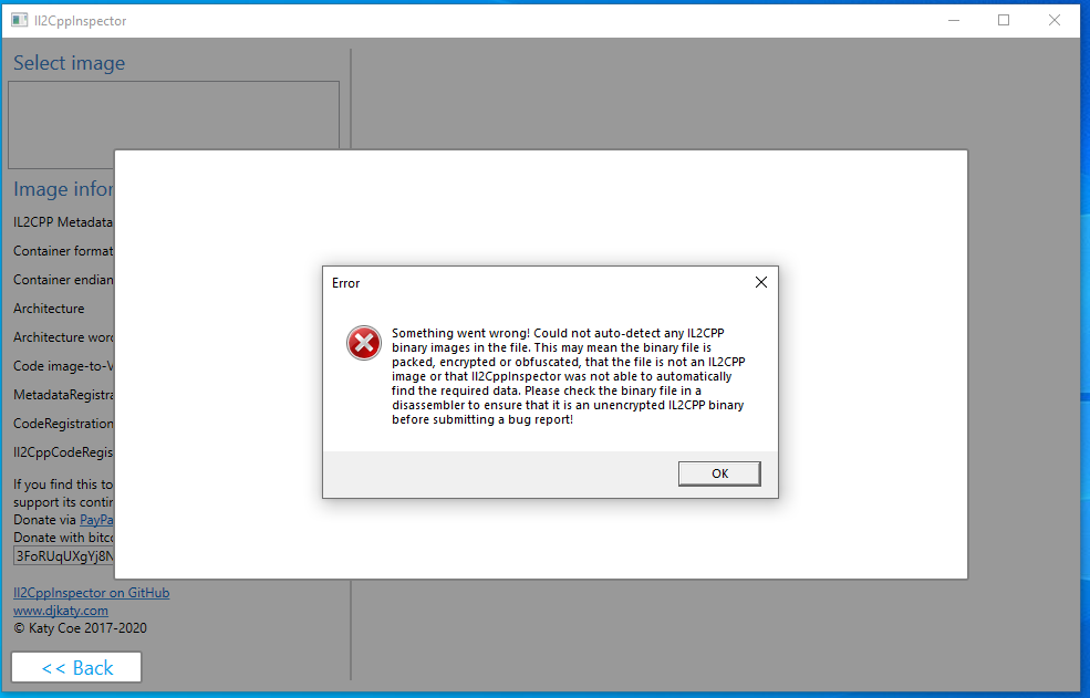 Don't Work With DLL Files · Issue #23 · djkaty/Il2CppInspector · GitHub