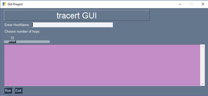 GUI shell application, parsing element keys to string and running on a ...