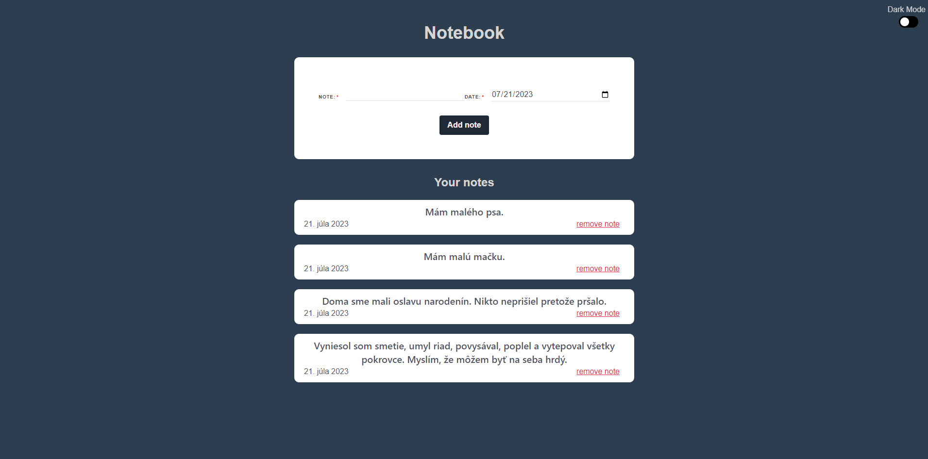 Github darinakasprisinova the notebook