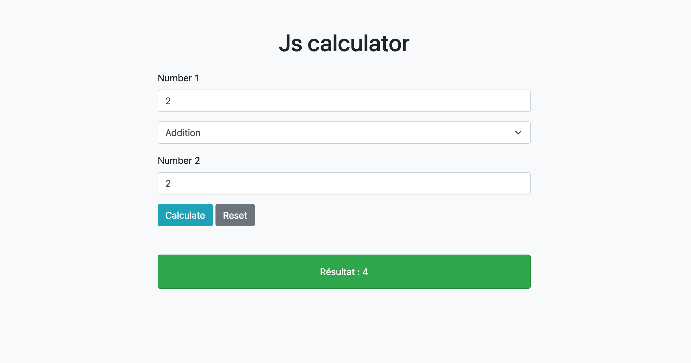GitHub thomaseyaa/jscalculator Small javascript calculator app