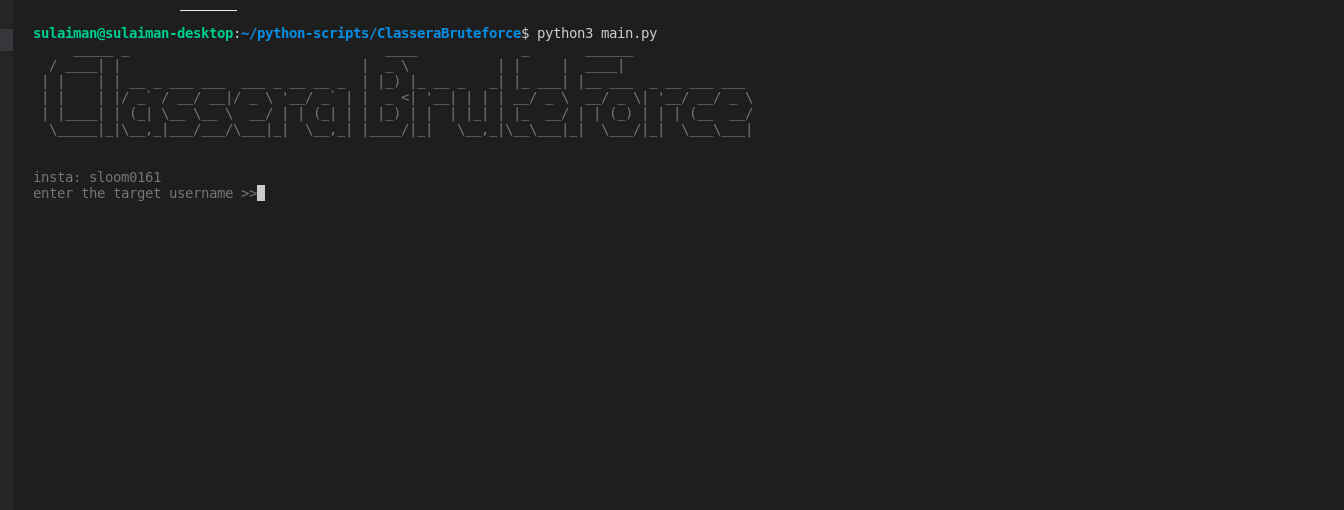 GitHub - sloom9/ClasseraBruteforce: This is a simple tool that Brute ...