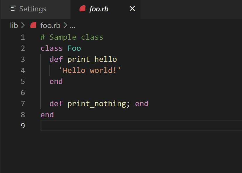 Sticky scroll not working in ruby files · Issue 157811 · microsoft