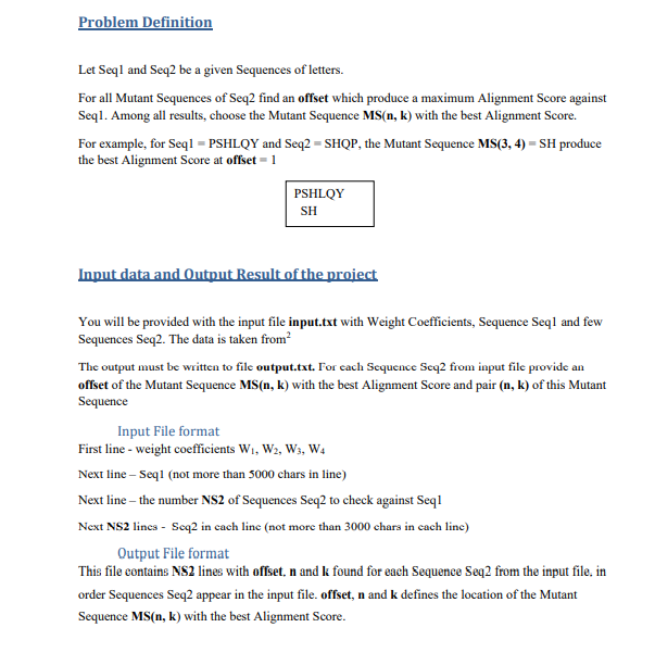 GitHub - Paznah123/Parallel-Sequence-Aligment: DNA comparison algorithm ...