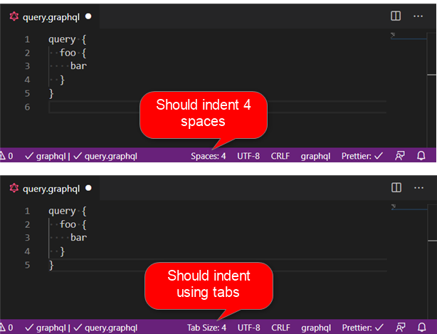Vscode Convert Tabs To 4 Spaces