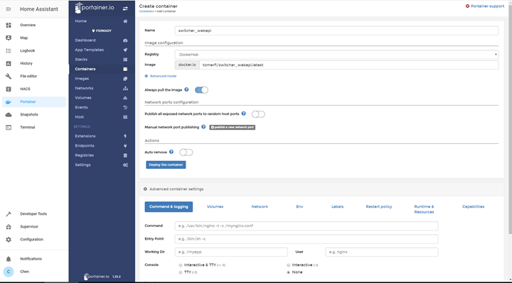 GitHub - git-Cha/Switcher_WebAPI: installing switcher webapi on hassio ...