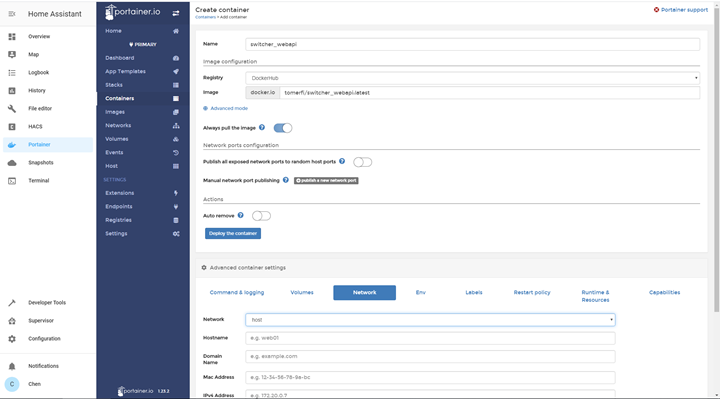GitHub - git-Cha/Switcher_WebAPI: installing switcher webapi on hassio ...