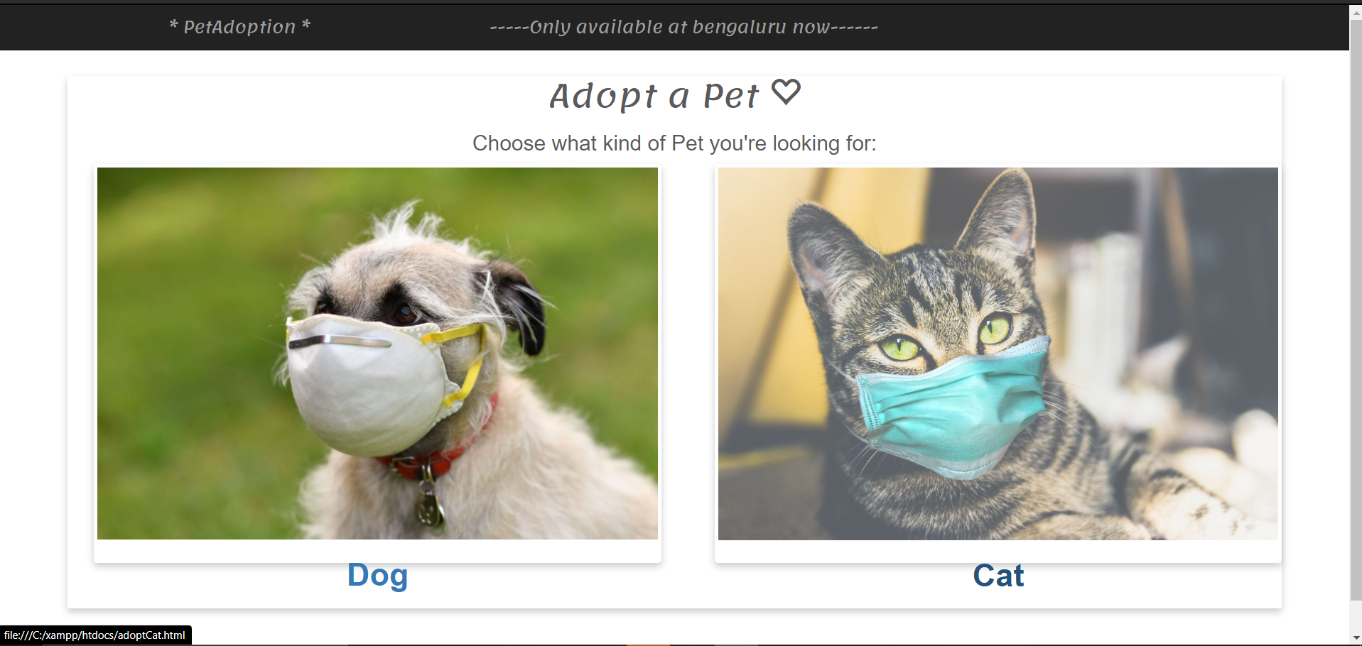 GitHub - Karthik0075/petadoptionwebsite