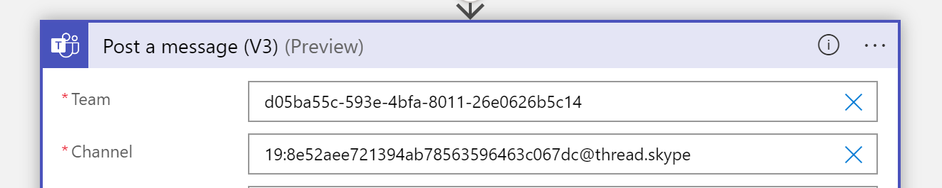 PostMessageToTeams Playbook throwing an error · Issue #5177 · Azure ...